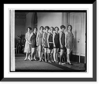 Historic Framed Print, Applicants to Paramount Motion Picture School, [5/25/25],  17-7/8" x 21-7/8"
