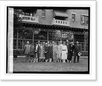 Historic Framed Print, Applicants and judges, Paramount motion picture school, [5/25/25],  17-7/8" x 21-7/8"
