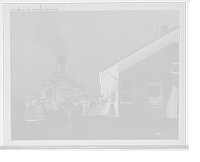 Historic Framed Print, D. & C. st[eame]r at dock, St. Ignace, Mich.,  17-7/8" x 21-7/8"