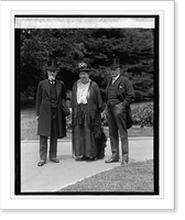 Historic Framed Print, Lord & Lady Aberdeen & Sir Howard, 5/16/25,  17-7/8" x 21-7/8"