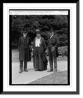 Historic Framed Print, Lord & Lady Aberdeen & Sir Howard, 5/16/25,  17-7/8" x 21-7/8"