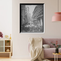 Historic Framed Print, Broad Street, New York, N.Y. - 2,  17-7/8" x 21-7/8"