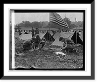 Historic Framed Print, Boy Scouts at Bowling Field, [6/3/25] - 2,  17-7/8" x 21-7/8"