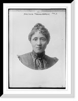 Historic Framed Print, Mrs. Lucie Parsons, anarchist, cameo portrait,  17-7/8" x 21-7/8"