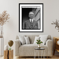 Historic Framed Print, W.D. Mitchell, Solicitor General, [6/8/25],  17-7/8" x 21-7/8"