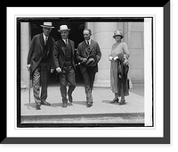 Historic Framed Print, W.D. Mitchell, new Solicitor General and wife at station, 6/8/25,  17-7/8" x 21-7/8" Historic Framed Print, W.D. Mitchell, new Solicitor General and wife at station, 6/8/25,  17-7/8" x 21-7/8"