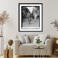 Historic Framed Print, Mrs. W.D. Mitchell, wife of Solicitor General, 6/8/25,  17-7/8" x 21-7/8"