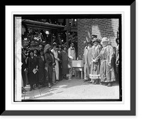 Historic Framed Print, Mrs. Coolidge at cornerstone laying of Florence Crittenden Home, [5/27/25],  17-7/8" x 21-7/8"