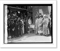 Historic Framed Print, Mrs. Coolidge at cornerstone laying of Florence Crittenden Home, [5/27/25],  17-7/8" x 21-7/8"