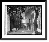 Historic Framed Print, Mrs. Coolidge laying cornerstone at Florence Crittenden Home , [5/27/25],  17-7/8" x 21-7/8"