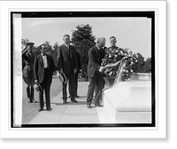 Historic Framed Print, Gen. Pedro P. Dartnell of Chile at Arlington, [6/1/25],  17-7/8" x 21-7/8"
