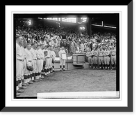 Coolidge presents Walter Johnson with 1924 American League Diploma, 6/18/25 - 4 Classic, Antique Poster
