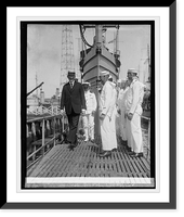 Sec. Wilbur inspecting S-45 at Wash. Navy Yard, 6/12/25 - 3, Antique Wall Art