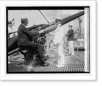 Sec. Wilbur inspecting S-45 at Wash. Navy Yard, 6/12/25 - 4, Antique Poster