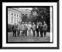 W.T. Galliher presents Coolidge with inaugural medallion, 6/19/25 - 2, Antique Print
