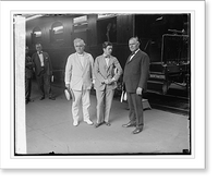 Frank Morrison, Robt. La Follette and Wm. Greene at station, 6/19/25 Classic, Vintage Wall Art