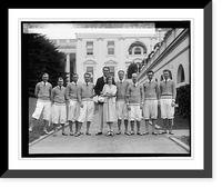Historic Framed Print, Brooke Johns & Oklahoma collegians, 6/22/25,  17-7/8" x 21-7/8"