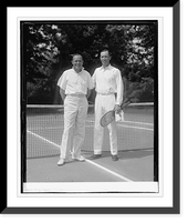 Historic Framed Print, Col. W.C. Johnson & Commander Walter Anderson, [6/20/25],  17-7/8" x 21-7/8"