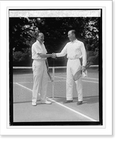 Historic Framed Print, Col. W.C. Johnson & Commander Walter Anderson, 6/20/25,  17-7/8" x 21-7/8"