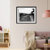 South bound train nearing Potomac, 7/2/25, Vintage Print