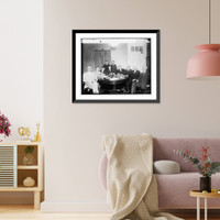 Historic Framed Print, U.S. and Italian debt refunding conference, [6/25/25],  17-7/8" x 21-7/8"