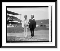 L.W. Estes & Henry Lansburgh at Shrine - Grotto game, 6/27/25 Classic, Antique Poster