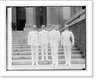 Naval officers graduating from Army War College, 6/29/25, Antique Print