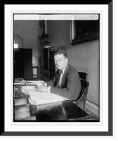 Historic Framed Print, Floyd Harrison, Director of War Finance Corp., 7/13/25,  17-7/8" x 21-7/8"