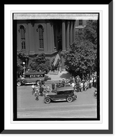 Historic Framed Print, Body of Bryan carried into N.Y. Ave. Pres. church, 7/30/25,  17-7/8" x 21-7/8"