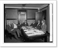 Historic Framed Print, Committee on transfer of Bureau of Mines to Dept. of Commerce, [8/5/25],  17-7/8" x 21-7/8"