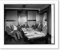 Historic Framed Print, Committee on transfer of Bu. of Mines to Dept. of Commerce, 8/5/25,  17-7/8" x 21-7/8"