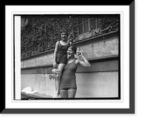 Winifred Faunce? (standing), Grace Warner Classic, Vintage Wall Art