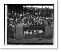 Historic Framed Print, Union Printers International Baseball League game,  17-7/8" x 21-7/8"