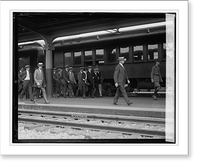 Pres. Coolidge & party at Union Sta. return from Swampscott, 9/10/25, Vintage Poster