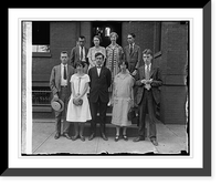 Students of Geo. Wash. Uni. in brain test, 8/17/25, Antique Poster