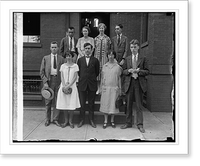 Students of Geo. Wash. Uni. in brain test, 8/17/25, Antique Poster