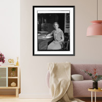 Miss Josephine Jenkins, Gen. Fed. of Women's Clubs, Vintage Wall Art