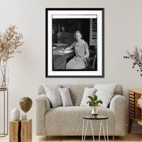 Miss Josephine Jenkins, Gen. Fed. of Women's Clubs, Vintage Wall Art