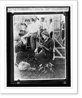 Mary Pickford knitting for Red Cross, Vintage Poster