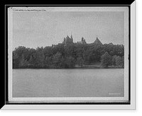 Historic Framed Print, Stone Hall, Wellesley College, Mass.,  17-7/8" x 21-7/8"