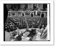 Historic Framed Print, Sec. Kellogg opening Int. Union, [10/1/25],  17-7/8" x 21-7/8"