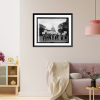 Historic Framed Print, Demonstration by American Ass'n. recognizing Irish Republic, [10/3/25] - 2,  17-7/8" x 21-7/8"