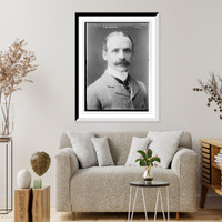 Historic Framed Print, F. B. Loomis, portrait bust,  17-7/8" x 21-7/8"