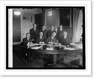 Historic Framed Print, Czechoslovakia & American Debt Commisions, 10/13/25,  17-7/8" x 21-7/8"