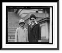 Helen & Louise Davis, daughters of Dwight Davis, 10/14/25 Classic, Vintage Poster