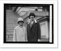 Helen & Louise Davis, daughters of Dwight Davis, 10/14/25 Classic, Vintage Poster