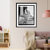 Historic Framed Print, Col. Mitchell reports to Insp. Gen. of Army, 10/5/25,  17-7/8" x 21-7/8"