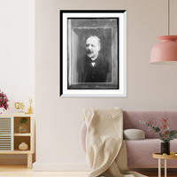 Prof. Camilla Negro, portrait bust, Antique Print