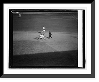 Historic Framed Print, Carey Stealing, 2nd base, 6th inning, 10/11/25,  17-7/8" x 21-7/8"