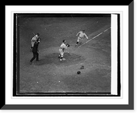 Stanley Harris out at home on attempted double steal 7th, 10/11/25, Antique Wall Art